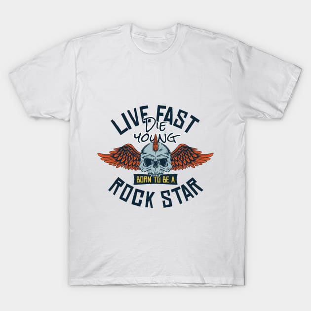 Born to be a Rock Star T-Shirt by Verboten